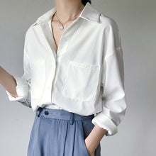 Load image into Gallery viewer, 2021 New!!!  Women&#39;s Turn-down Collar Blouse Sizes S - XL
