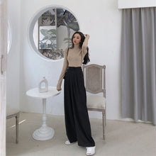 Load image into Gallery viewer, 2021 Spring Autumn Women&#39;s Wide Leg Pants Full Length Casual Sizes S - L
