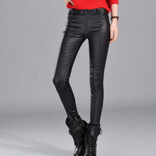 Load image into Gallery viewer, 2021 New!!! Women&#39;s Autumn Spring Leggings Faux Leather High Waist Sizes S - 2XL
