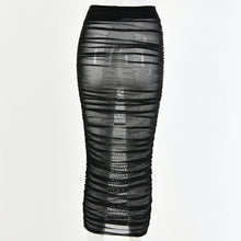 Load image into Gallery viewer, 2021 New!! IASKY Summer beach cover-ups Midi skirts sexy through mesh swimwear Sizes S - L
