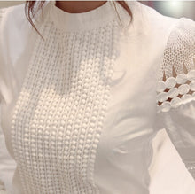 Load image into Gallery viewer, 2021 Summer New Women Blouses Slim Bottoming Long-sleeve Sizes S - 5XL
