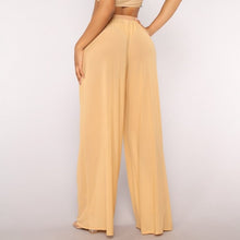Load image into Gallery viewer, 2021 Women&#39;s See Through Boho  Long Loose Mesh Wide Leg Beach Sheer Pants Sizes S - 2XL
