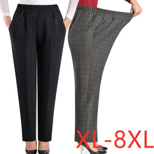 Load image into Gallery viewer, 2021 Extra Large Size Women Pants Loose High Waist Elastic Sizes XL - 8XL
