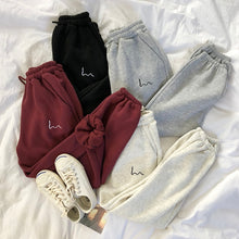 Load image into Gallery viewer, 2021 Autumn Winter Women&#39;s Harem Pants Stripes Fleece Pants Size One Size

