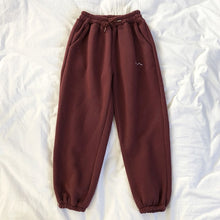 Load image into Gallery viewer, 2021 Autumn Winter Women&#39;s Harem Pants Stripes Fleece Pants Size One Size
