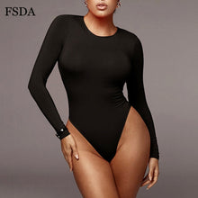 Load image into Gallery viewer, 2021 Women&#39;s  Long Sleeve Sexy Bodysuit Sizes S - L
