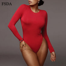 Load image into Gallery viewer, 2021 Women&#39;s  Long Sleeve Sexy Bodysuit Sizes S - L

