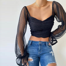 Load image into Gallery viewer, 2021 New!!!  Women&#39;s Mesh Shirt Long Loose Fitting Sleeve Sizes S - XL

