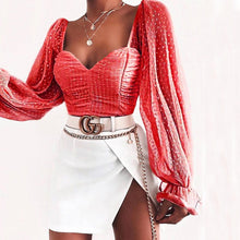 Load image into Gallery viewer, 2021 New!!!  Women&#39;s Mesh Shirt Long Loose Fitting Sleeve Sizes S - XL
