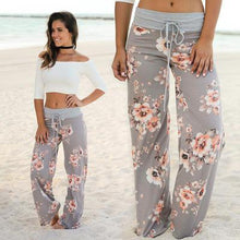 Load image into Gallery viewer, 2021 Palazzo Female Sports Pants Wide Leg Pant High Waist Baggy Size 2 XL
