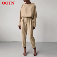 Load image into Gallery viewer, 2021 New!!! Women&#39;s High Waist Khaki Pants or Khaki Top Each Sold Separately Sizes Sizes S - L
