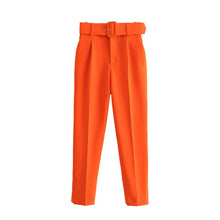 Load image into Gallery viewer, 2021 Chic Women High Waist Belt Pants Sizes XS - L
