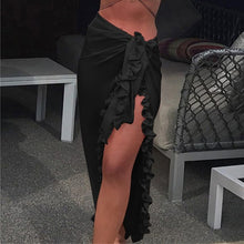 Load image into Gallery viewer, 2021 New!! Women&#39;s See-Through Beach Bikini Cover Up Wrap Size One Size
