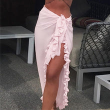 Load image into Gallery viewer, 2021 New!! Women&#39;s See-Through Beach Bikini Cover Up Wrap Size One Size
