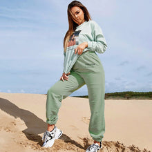 Load image into Gallery viewer, 2021 Women&#39;s Wide Leg Sweatpants High Waist  Korean Style Size L
