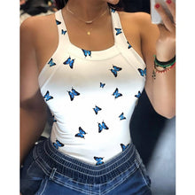 Load image into Gallery viewer, 2021 Women&#39;s Sleeveless Backless T-Shirt Sizes S - 2XL
