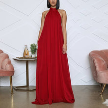 Load image into Gallery viewer, 2021 New!!! Women&#39;s Chiffon Halter Backless Loose Style Jumpsuits Sizes S - XL
