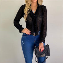 Load image into Gallery viewer, 2021 New!!! Women&#39;s Long Sleeve V-Neck Blouses Sizes S - 3 XL
