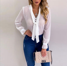 Load image into Gallery viewer, 2021 New!!! Women&#39;s Long Sleeve V-Neck Blouses Sizes S - 3 XL
