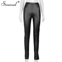 Load image into Gallery viewer, 2021 Faux Leather Women Pencil Pants Skinny High Waist Tight Trouser Sizes S - L

