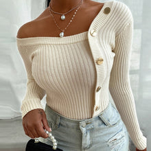 Load image into Gallery viewer, 2021 New!!! Women&#39;s  Office Button Slim Blouse Long Sleeve Sizes S - 2XL
