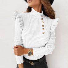 Load image into Gallery viewer, 2021 Fashion Autumn Butterfly Long Sleeve Blouse Elegant Sizes S - 2XL
