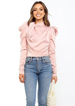 Load image into Gallery viewer, 2021 Women&#39;s Satin Bow Neck Long Sleeve Blouse Sizes S - XL
