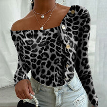 Load image into Gallery viewer, 2021 New!!! Women&#39;s  Office Button Slim Blouse Long Sleeve Sizes S - 2XL
