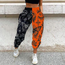 Load image into Gallery viewer, 2021 New!!! Women&#39;s Skull Pattern Print Harajuku Sport Trouser Casual Streetwear Sweatpants Size 3XL
