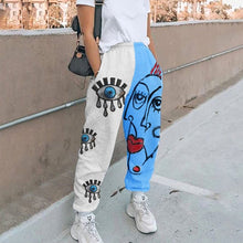Load image into Gallery viewer, 2021 New!!! Women&#39;s Skull Pattern Print Harajuku Sport Trouser Casual Streetwear Sweatpants Size 3XL
