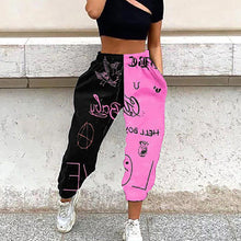 Load image into Gallery viewer, 2021 New!!! Women&#39;s Skull Pattern Print Harajuku Sport Trouser Casual Streetwear Sweatpants Size 3XL
