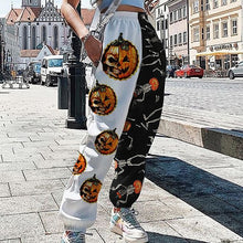Load image into Gallery viewer, 2021 New!!! Women&#39;s Skull Pattern Print Harajuku Sport Trouser Casual Streetwear Sweatpants Size 3XL
