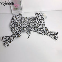 Load image into Gallery viewer, 2021 Women&#39;s Long Sleeve Ruffle Crop Top Size One Size

