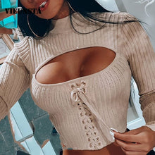 Load image into Gallery viewer, 2021 New!!! Women&#39;s Sexy Long Sleeve Ribbed Tops Sizes S - XL
