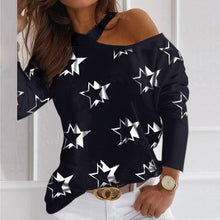 Load image into Gallery viewer, 2021 Summer Autumn Elegant Solid Color Cut Out Blouse Shirts Women Bowknot Long Sleeve Pullover Tops Sizes S - 3XL

