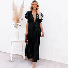 Load image into Gallery viewer, 2021 Women&#39;s Maxi Dress Summer Ruffles Cover Up Size One Size
