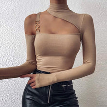 Load image into Gallery viewer, 2021 New!!! Women&#39;s Sexy Long Sleeve Ribbed Tops Sizes S - XL
