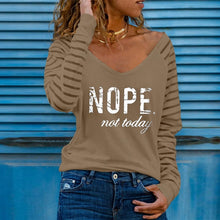 Load image into Gallery viewer, 2021 Women&#39;s  V-Neck Blouse Print Pullover Top Sizes S - 3XL
