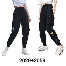 Load image into Gallery viewer, 2021 Big Pockets Baggy Women&#39;s Cargo pants women High Waist Loose Fit  Sizes S - 3XL
