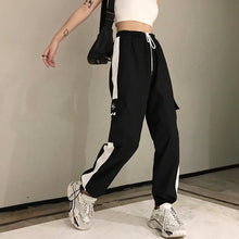 Load image into Gallery viewer, 2021 Big Pockets Baggy Women&#39;s Cargo pants women High Waist Loose Fit  Sizes S - 3XL
