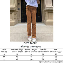 Load image into Gallery viewer, 2021 New!!! Women&#39;s Corduroy Pants Harajuku Cargo Pants Sizes S - L
