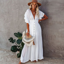 Load image into Gallery viewer, 2021 Women&#39;s Maxi Dress Summer Ruffles Cover Up Size One Size
