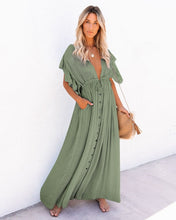 Load image into Gallery viewer, 2021 Women&#39;s Maxi Dress Summer Ruffles Cover Up Size One Size
