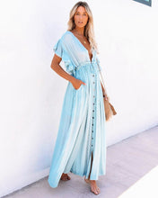 Load image into Gallery viewer, 2021 Women&#39;s Maxi Dress Summer Ruffles Cover Up Size One Size
