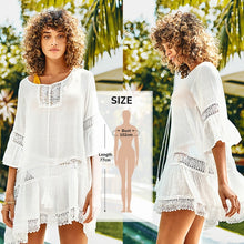 Load image into Gallery viewer, 2021 Summer CUPSHE Crochet Bikini Cover Up Beachwear Tunic Shirt Size One Size
