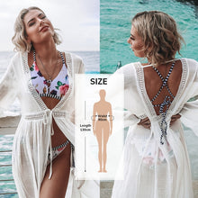 Load image into Gallery viewer, 2021 Summer CUPSHE Crochet Bikini Cover Up Beachwear Tunic Shirt Size One Size
