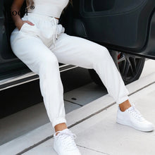 Load image into Gallery viewer, 2021 Sexy High Waist Loose Fleece Sweatpants With Pocket Sizes S - L
