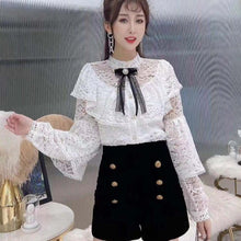 Load image into Gallery viewer, 2021 New!! Spring Blouse Women  Long Sleeve Harajuku Shirt Korean Style
