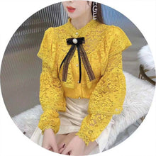 Load image into Gallery viewer, 2021 New!! Spring Blouse Women  Long Sleeve Harajuku Shirt Korean Style
