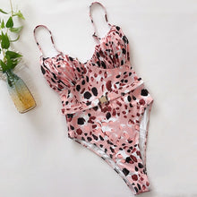 Load image into Gallery viewer, 20221 Women&#39;s  Swimwear With Belt One Piece Swimsuit Sizes S - L

